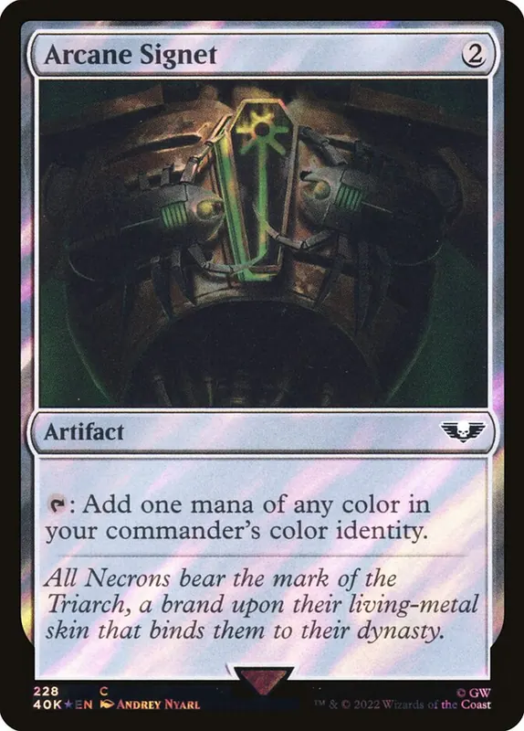 Arcane Signet [Warhammer 40,000 Commander]
