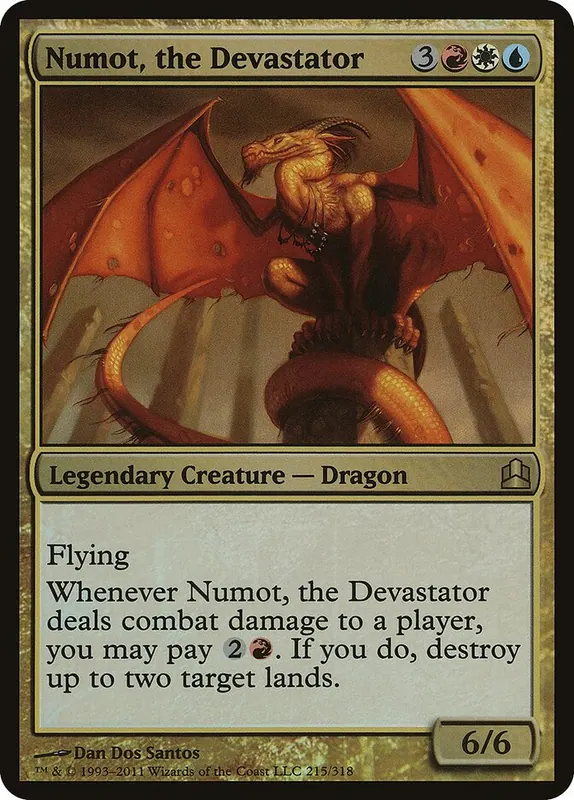Numot, the Devastator [Commander 2011 Oversized]