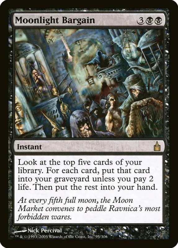 Moonlight Bargain - Español [Ravnica: City of Guilds]