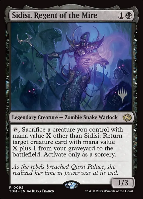 Sidisi, Regent of the Mire [Tarkir: Dragonstorm Promos]