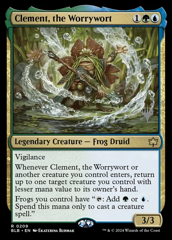 Clement, the Worrywort [Bloomburrow Promos]
