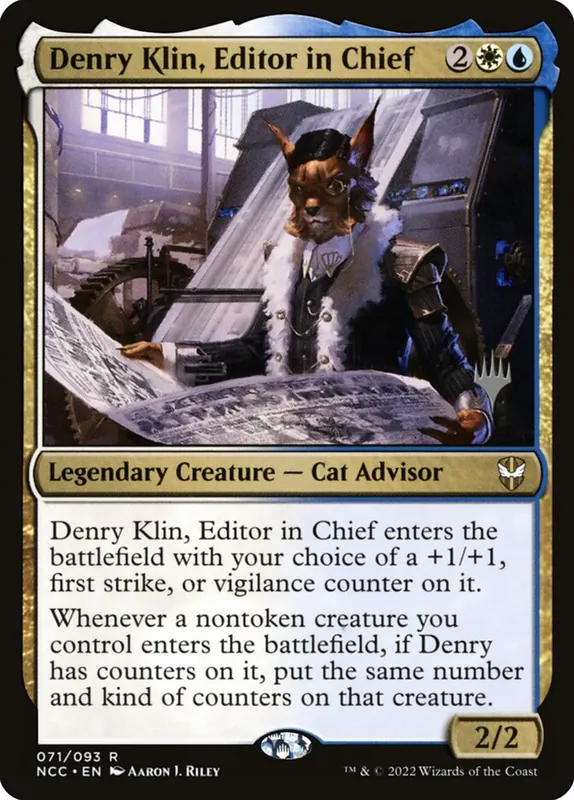 Denry Klin, Editor in Chief [New Capenna Commander Promos]