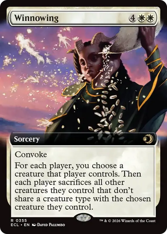 Winnowing (Extended Art) [Lorwyn Eclipsed]