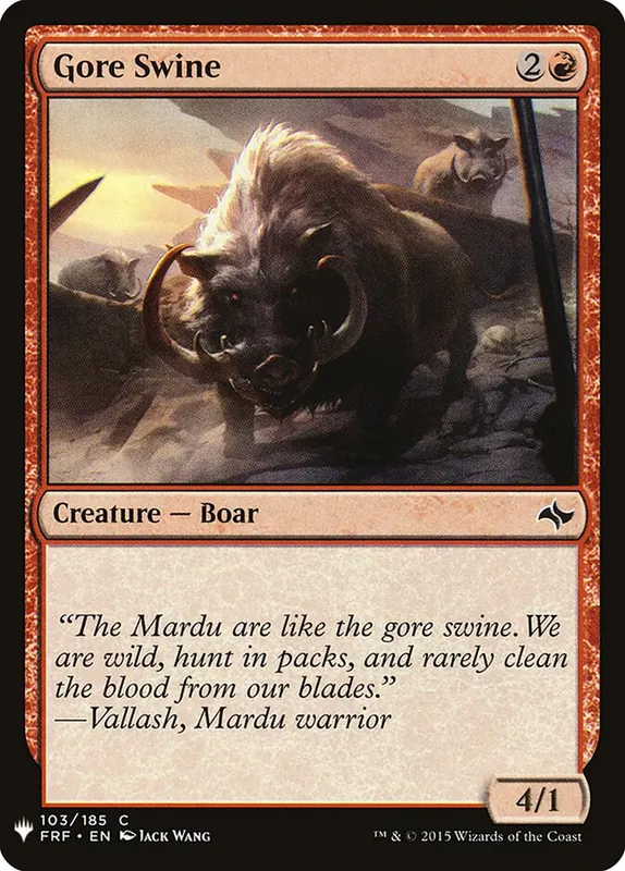Gore Swine [The List]
