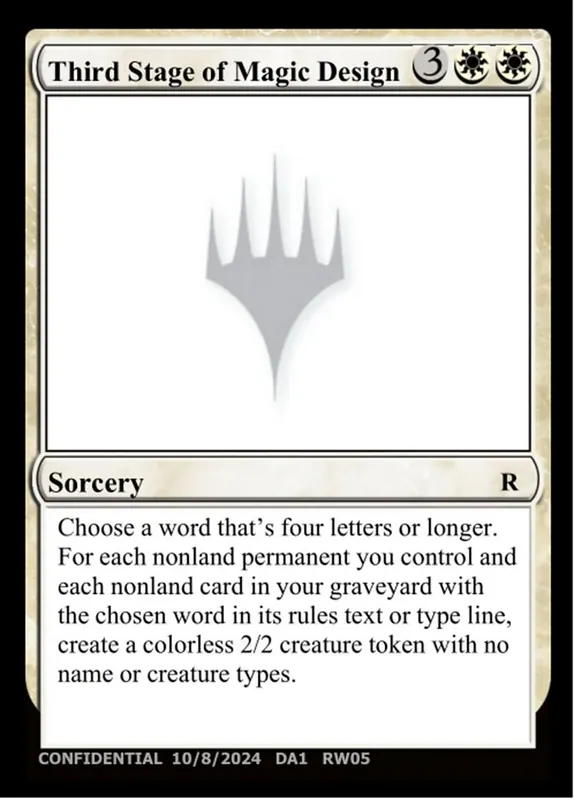Third Stage of Magic Design [Unknown Event]