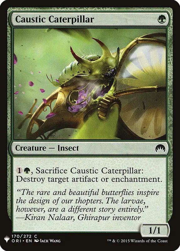 Caustic Caterpillar [The List]