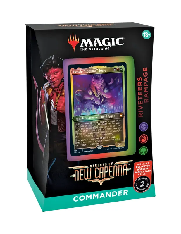 MTG Commander Deck Streets of New Capenna - Riveteers Rampage - Ingles
