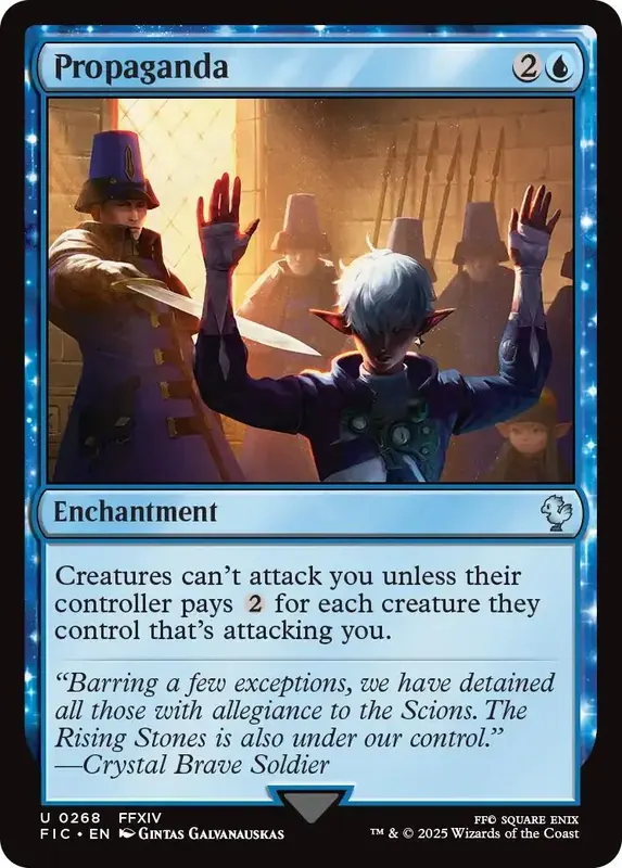Propaganda (Surge Foil) [FINAL FANTASY Commander]