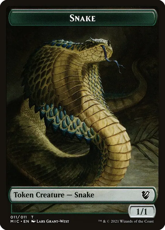 Snake [Midnight Hunt Commander Tokens]