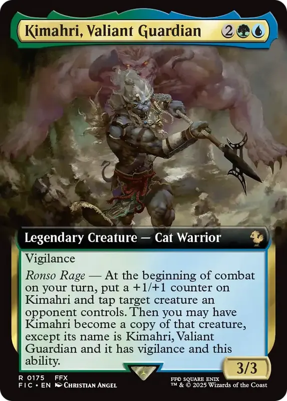 Kimahri, Valiant Guardian (Extended Art) [FINAL FANTASY Commander]