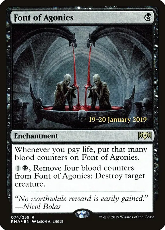 Font of Agonies [Ravnica Allegiance Promos]