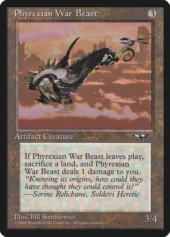 Phyrexian War Beast [Alliances]