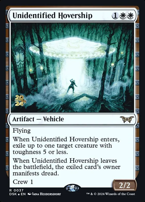 Unidentified Hovership [Duskmourn: House of Horror Promos]