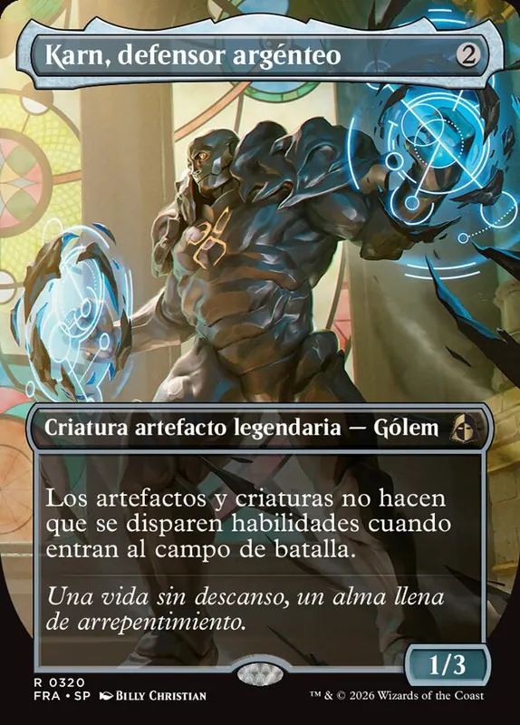 Karn, Argent Defender [Reality Fracture] - Español