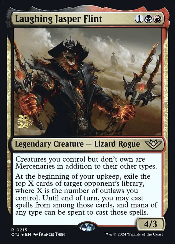 Laughing Jasper Flint [Outlaws of Thunder Junction Promos]