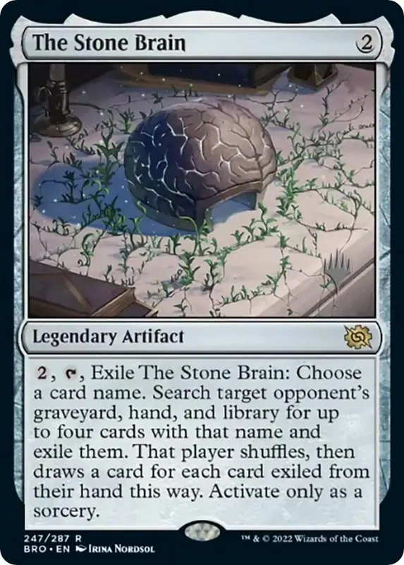 The Stone Brain (Promo Pack) - Español [The Brothers' War Promos]