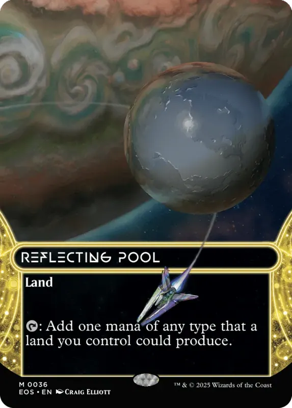 Reflecting Pool (0036) (Borderless) [Edge of Eternities: Stellar Sights] - Español