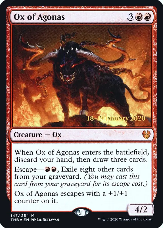 Ox of Agonas [Theros Beyond Death Promos]