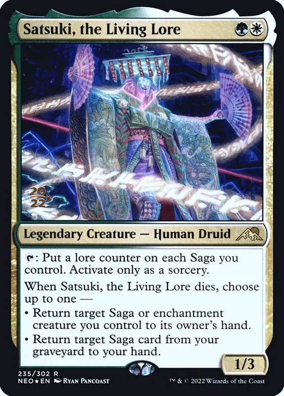 Satsuki, the Living Lore [Kamigawa: Neon Dynasty Promos]