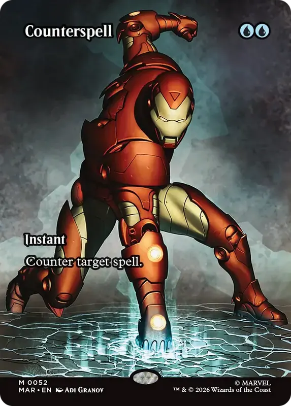 Counterspell (Borderless) (0052) [Marvel Universe: Eternal-Legal]