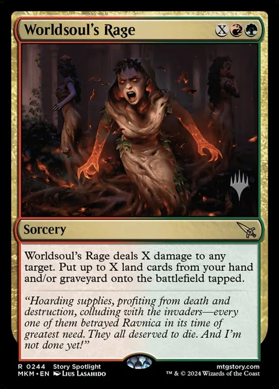 Worldsoul's Rage [Murders at Karlov Manor Promos]