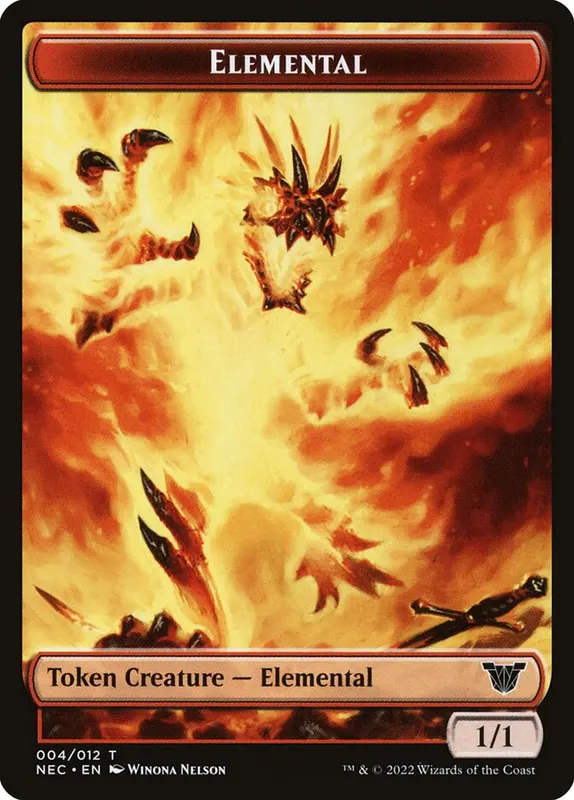 Elemental [Neon Dynasty Commander Tokens]