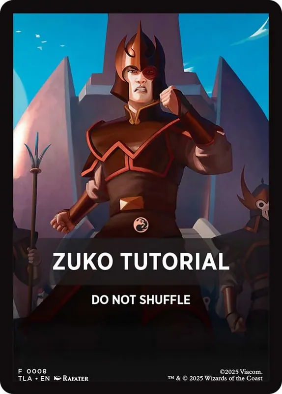 Zuko Tutorial [Avatar: The Last Airbender Beginner Box Front Cards]