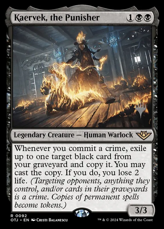 Kaervek, the Punisher [Outlaws of Thunder Junction Promos]