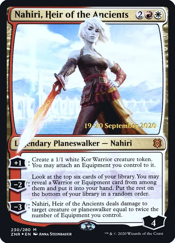 Nahiri, Heir of the Ancients [Zendikar Rising Promos]