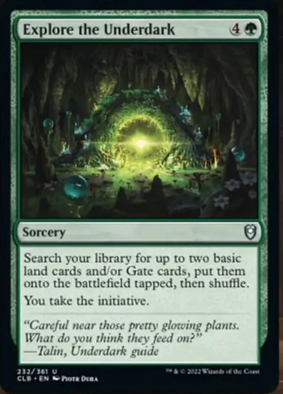 Explore the Underdark [Commander Legends: Battle for Baldur's Gate]