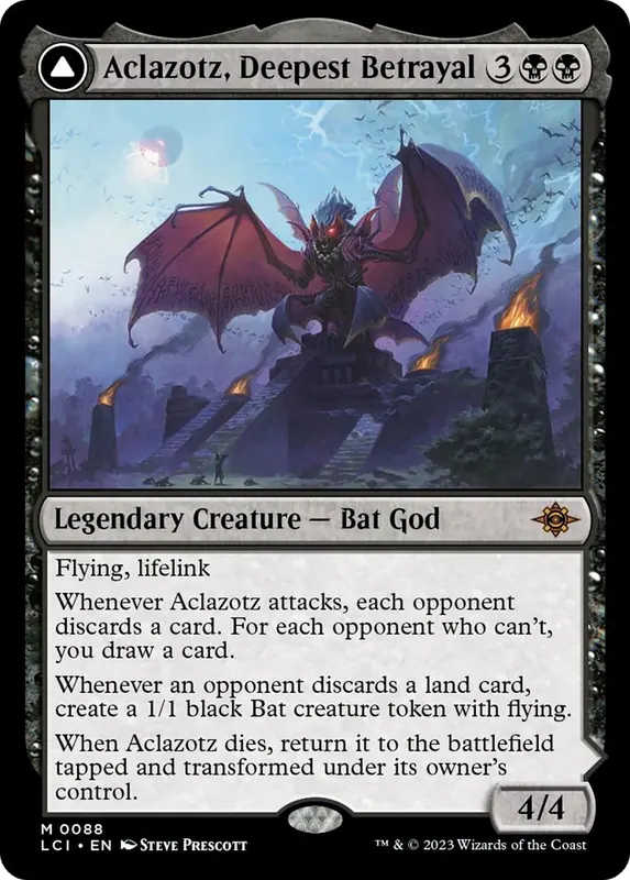 Aclazotz, Deepest Betrayal // Temple of the Dead [The Lost Caverns of Ixalan] - Español