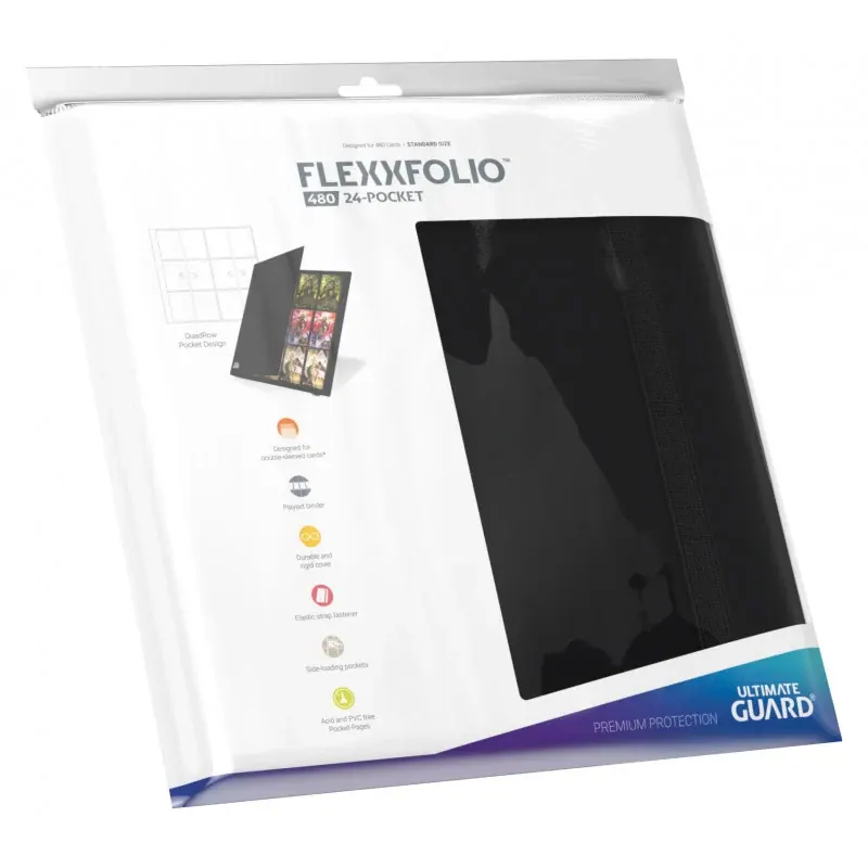 CARPETA QUADROW FLEXXFOLIO 24 POCKET BLACK
