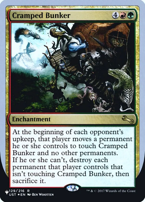 Cramped Bunker [The List (Unfinity Foil Edition)]