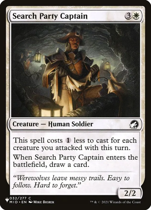 Search Party Captain [The List]
