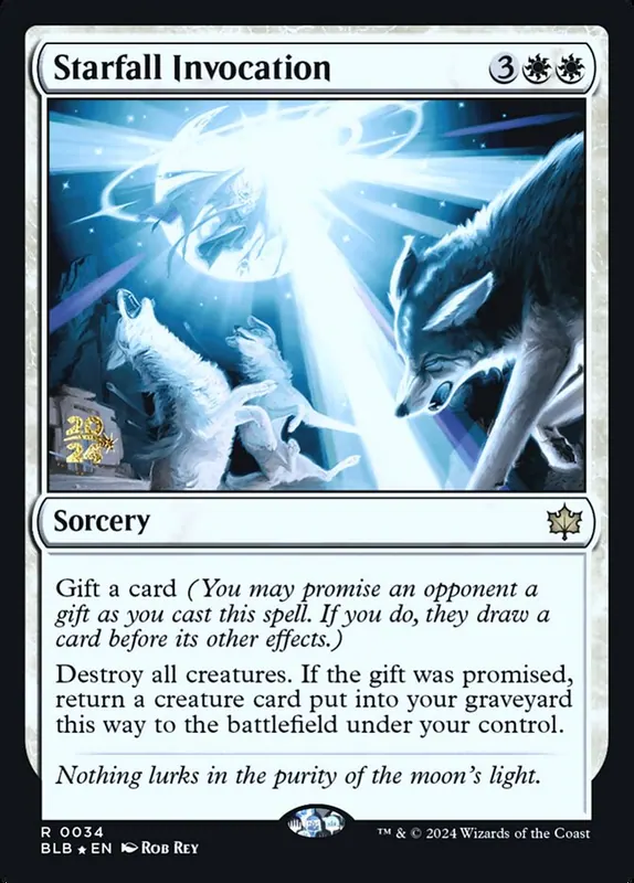 Starfall Invocation [Bloomburrow Promos]