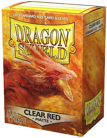 DRAGONSHIELD CLEAR RED MATTE