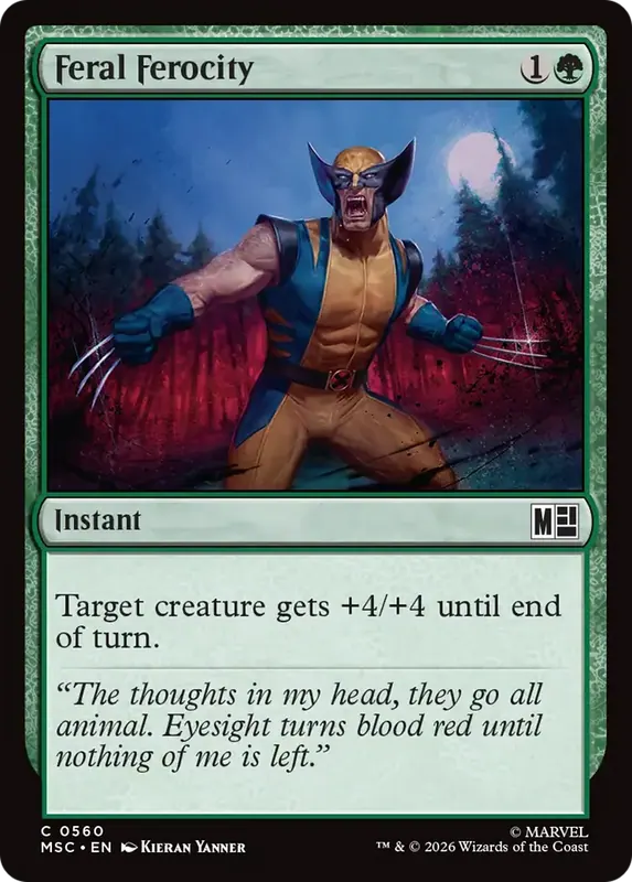 Feral Ferocity [Marvel Super Heroes Commander]
