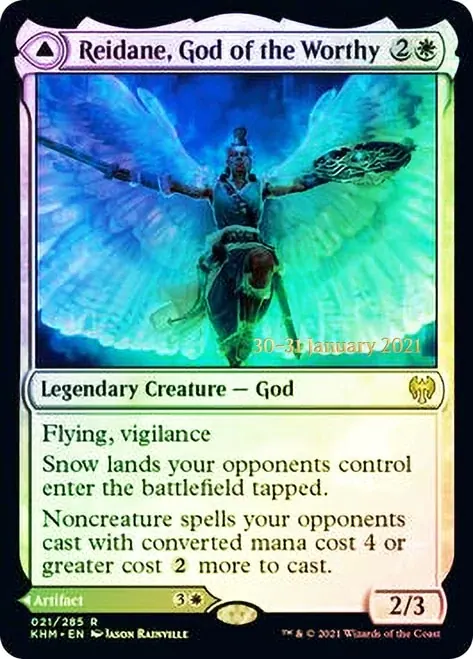 Reidane, God of the Worthy // Valkmira, Protector's Shield [Kaldheim Prerelease Promos]