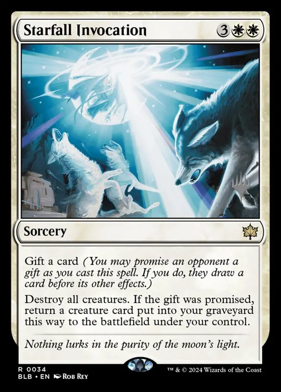 Starfall Invocation [Bloomburrow Promos]