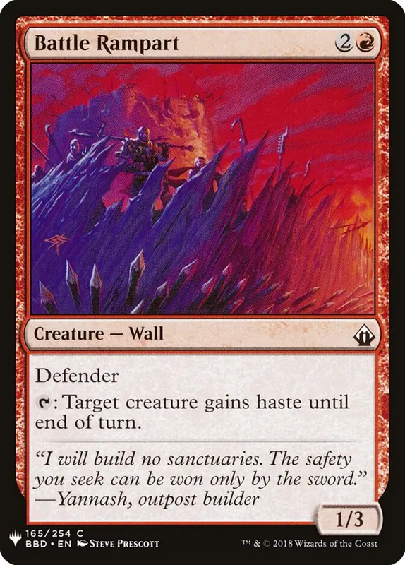 Battle Rampart [The List]