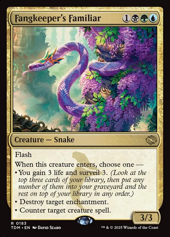 Fangkeeper's Familiar [Tarkir: Dragonstorm Promos]