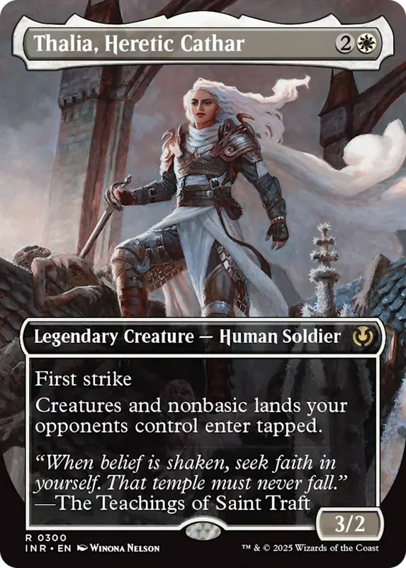 Thalia, Heretic Cathar (borderless) [Innistrad Remastered]