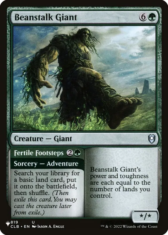 Beanstalk Giant // Fertile Footsteps [The List]