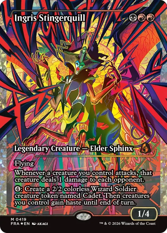 Ingris Stingerquill (Showcase) (Fracture Foil) (0419) [Reality Fracture]