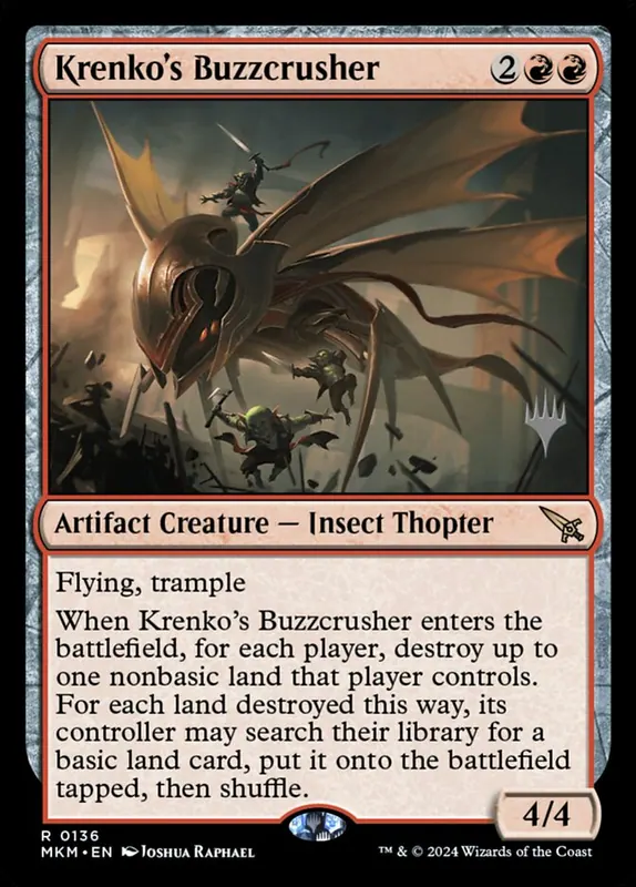 Krenko's Buzzcrusher [Murders at Karlov Manor Promos]