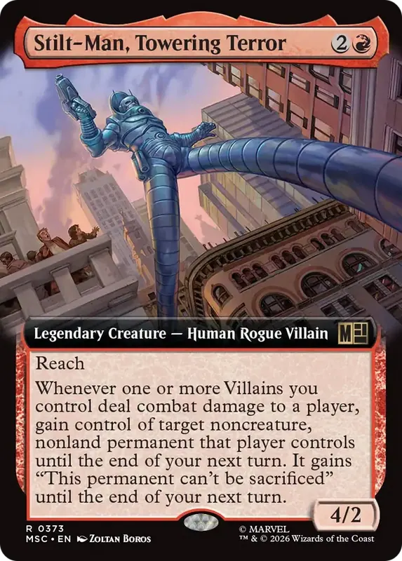 Stilt-Man, Towering Terror (Extended Art) [Marvel Super Heroes Commander]
