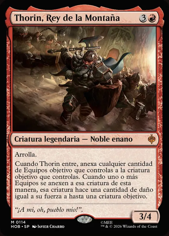 Thorin, Mountain-king [The Hobbit] - Español