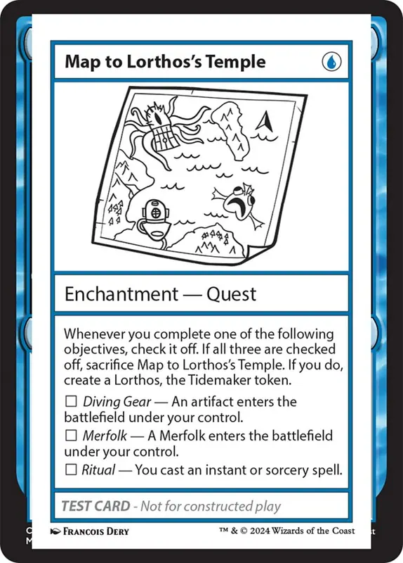 Map to Lorthos's Temple [Mystery Booster 2]