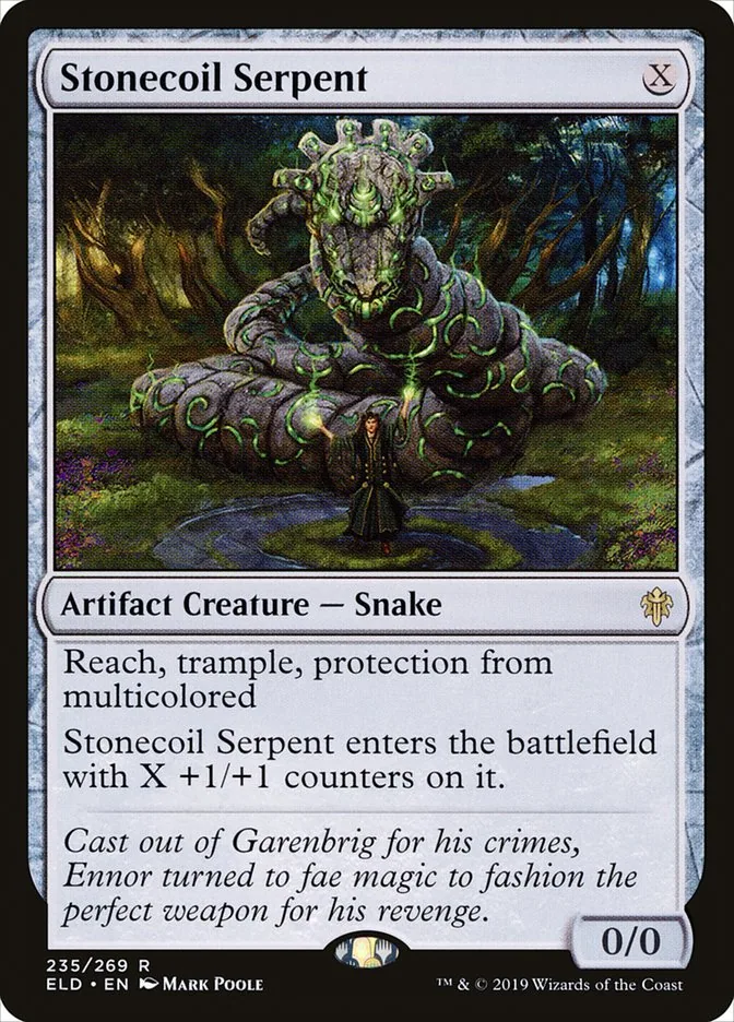 Stonecoil Serpent - Español [Throne of Eldraine]
