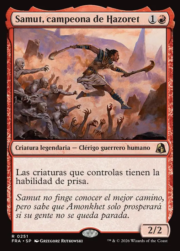 Samut, Hazoret's Champion [Reality Fracture] - Español
